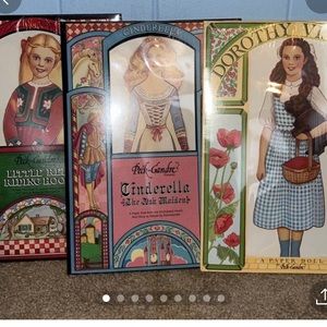 Cinderella and Dorothy Paper Doll Set